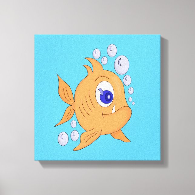 Lienzo Pescado con un estuche para iPhone Funda-Mate (Anverso)