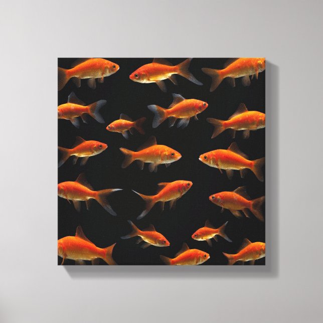 Lienzo Pescado de oro 3 (Anverso)