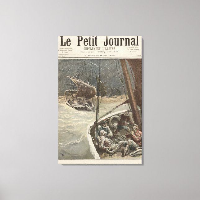 Lienzo Pescadores de Terranova (Anverso)