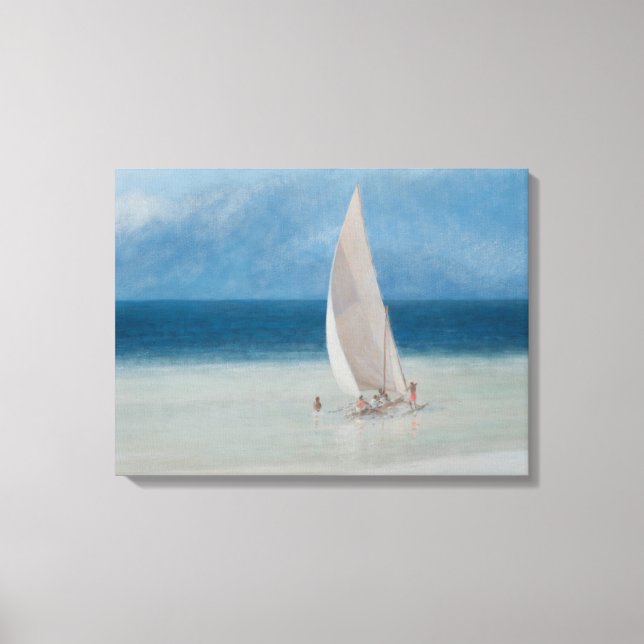 Lienzo Pescadores Kilifi 2012 (Anverso)