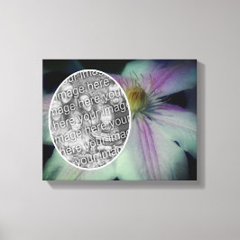Lienzo Pétalos de Flor de Clemátide Crea Tu Propia Foto