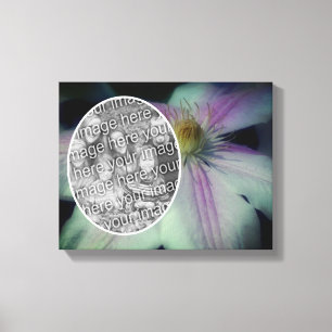 Lienzo Pétalos De Flores Clematis Crean Tu Propia Foto