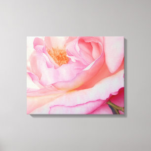 Lienzo pétalos de rosa rosa rosa rosado