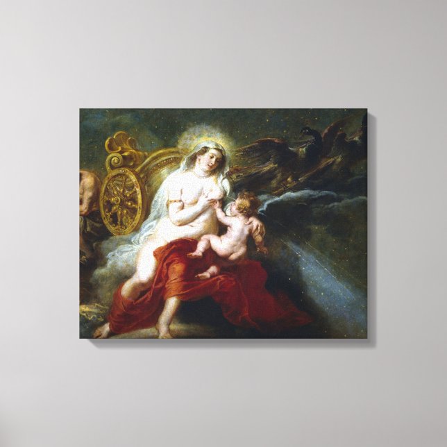 Lienzo Peter Paul Rubens El nacimiento de la Vía Láctea (Anverso)