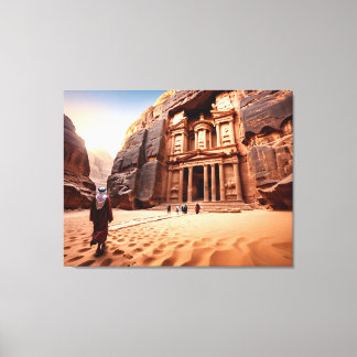 Lienzo Petra's Treasury at Dawn