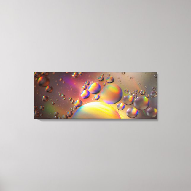 Lienzo Petróleo en el agua (Anverso)