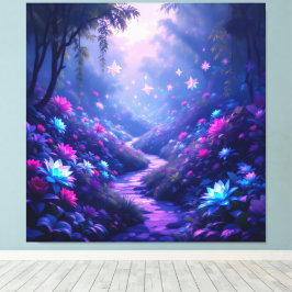 Lienzo Pfad der Rosen