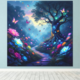 Lienzo Pfad der Rosen