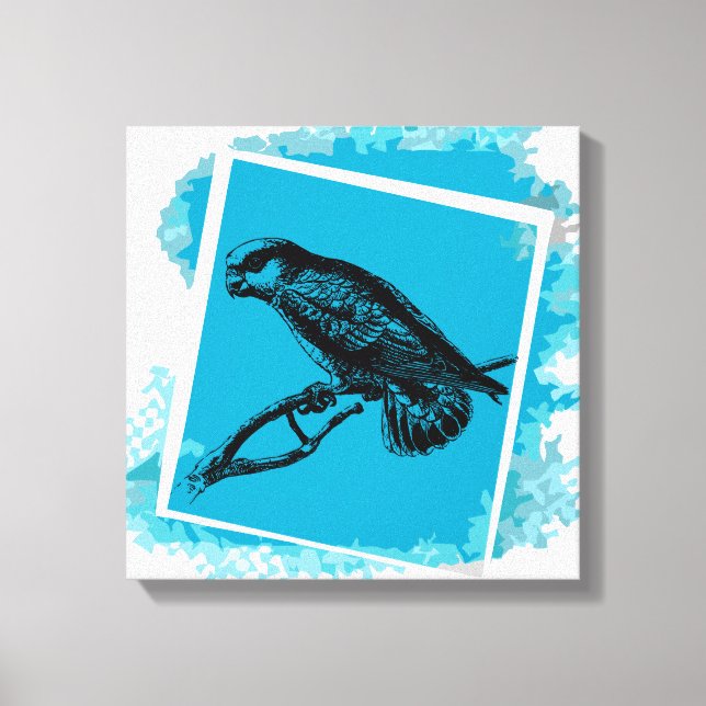 Lienzo Pgymy Parrot (Anverso)