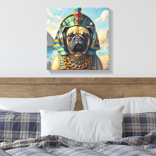 LIENZO PHARAOH TUT-PUG 2 (Insitu(Dormitorio))
