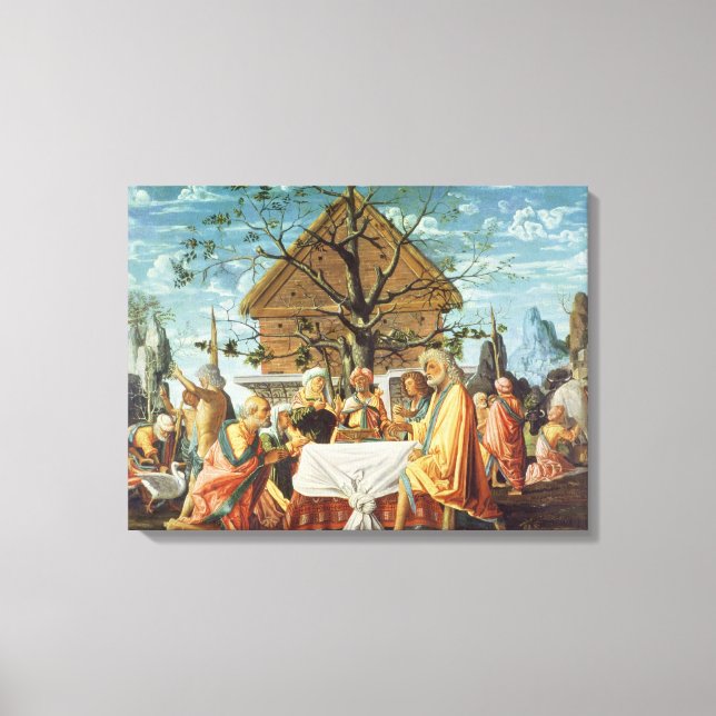 Lienzo Philemon y Baucis, c.1500 (Anverso)