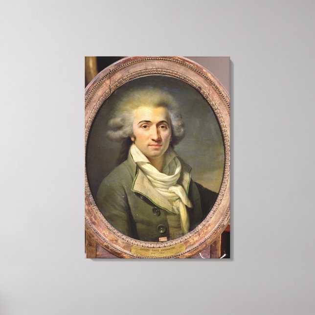 Lienzo Philippe-Francois-Nazaire Fabre d'Eglantine (Anverso)