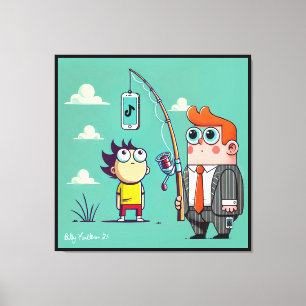 Lienzo Phishing for Data