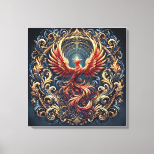Lienzo Phoenix Rebirth: A Timeless Masterpiece Canvas