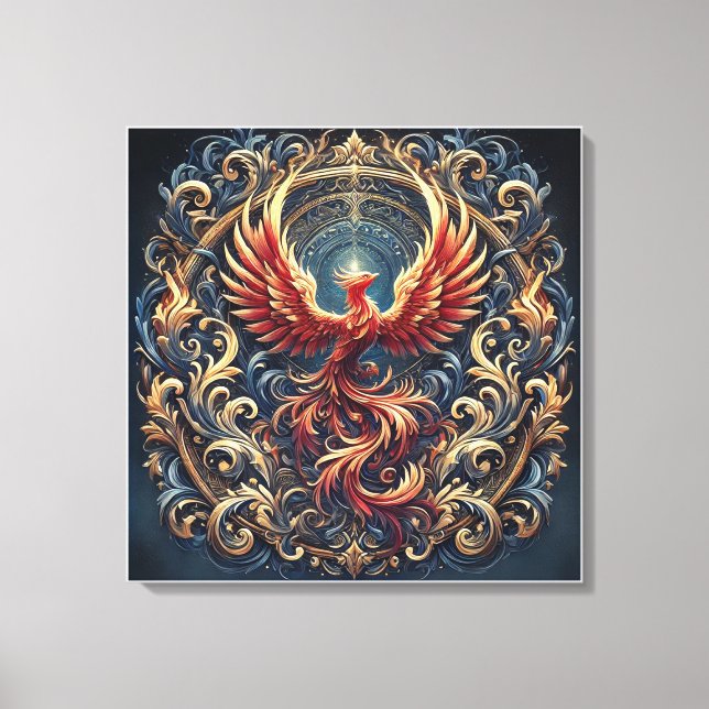 Lienzo Phoenix Rebirth: A Timeless Masterpiece Canvas (Anverso)