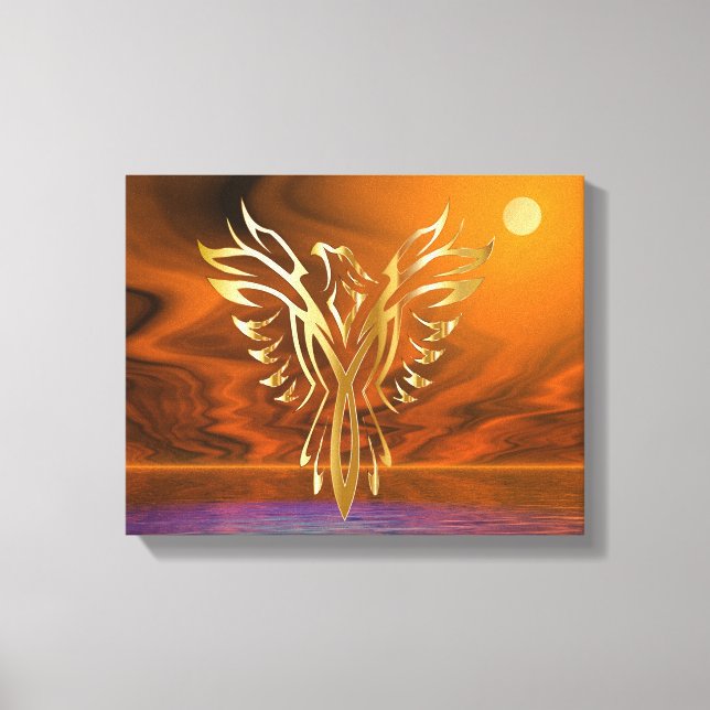 Lienzo Phoenix Rising (Anverso)