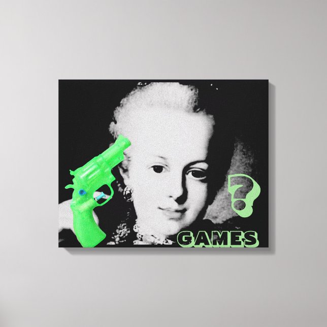 Lienzo Photoart Kunstfoto Marie Antoinette art photo Foto (Anverso)