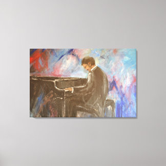 LIENZO PIANO MAN