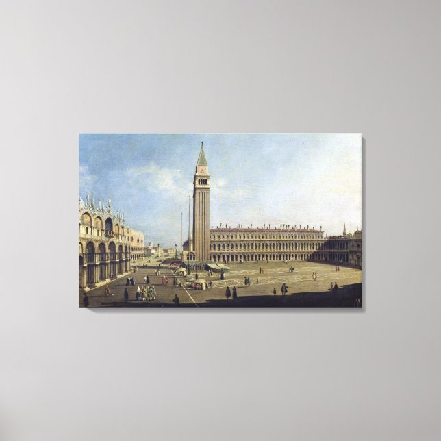 Lienzo Piazza San Marco, Venecia (Anverso)