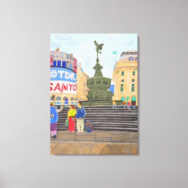 Lienzo Piccadilly Oxford London Canvas Print (Anverso)
