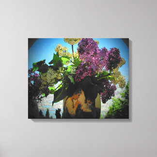 Lienzo Picinic y Lilacs por djoneill Flowers and Vase