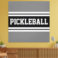 PICKLEBALL Sporty Black Gray Carreras
