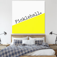 PICKLEBALL Texto Color blanco brillante amarillo