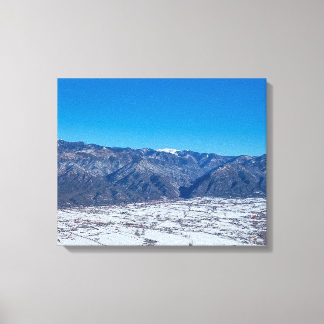 Lienzo Pico de ruedas - Taos, Nuevo México (Anverso)