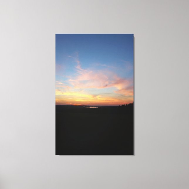 Lienzo Pictou en el horizonte (Anverso)