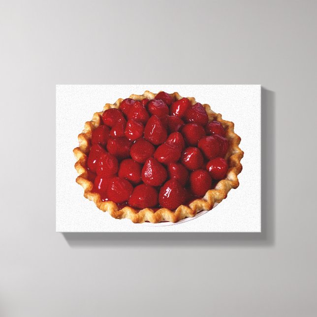 Lienzo Pie de fresa (Anverso)
