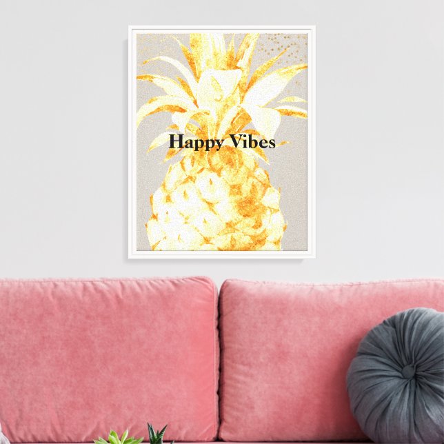 Lienzo Piedra crema beige amarillo oro piña (Insitu (Sala de estar))