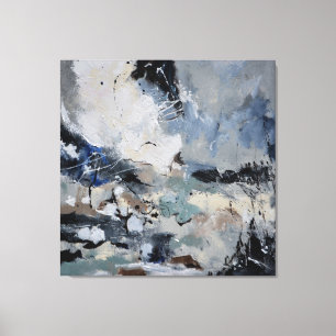 Lienzo piedras grises