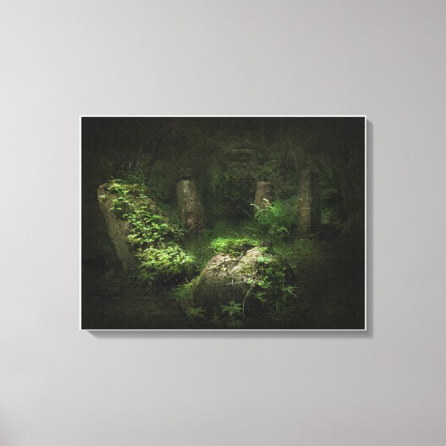 Lienzo Piedras latas rechazadas a la manera de Tasa Jinap (Anverso)