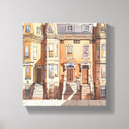 Lienzo Piedras Pardas Dibujadas | Pintura Callejera de Bo