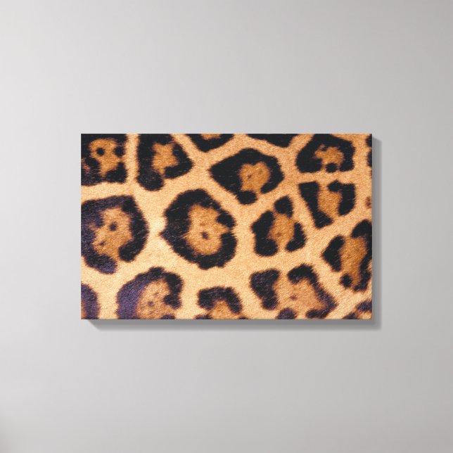 Lienzo Piel leopardo (Anverso)