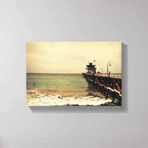 Lienzo Pier-lienzo-surf en San Clemente