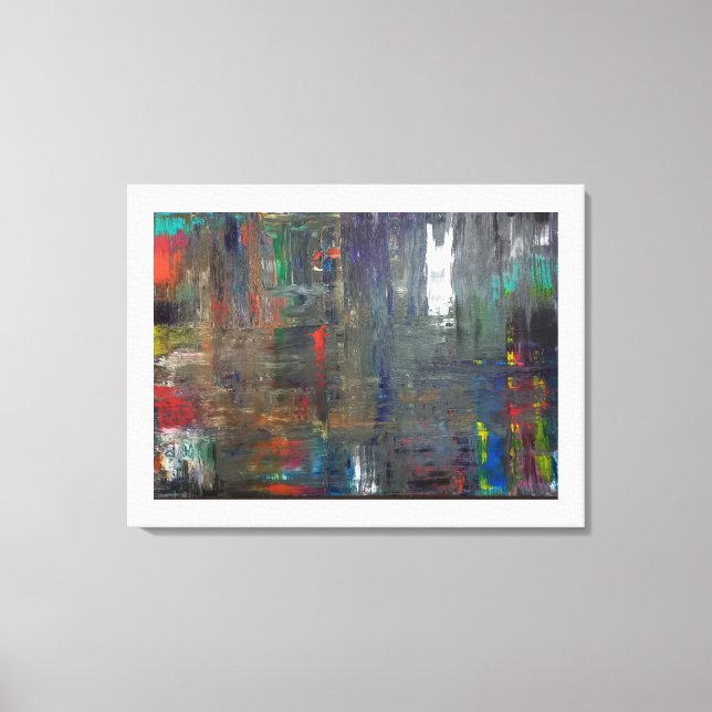 Lienzo Piercing the Dusk (Anverso)