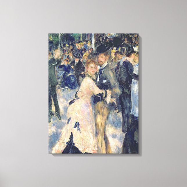 Lienzo Pierre A Renoir | Balón en el Moulin de la Galette (Anverso)