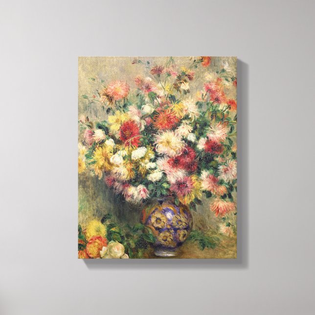 Lienzo Pierre A Renoir | Dahlias (Anverso)