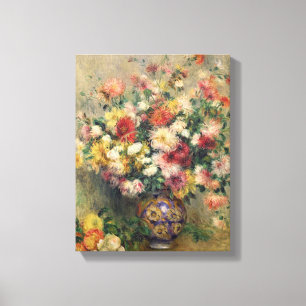 Lienzo Pierre A Renoir   Dahlias