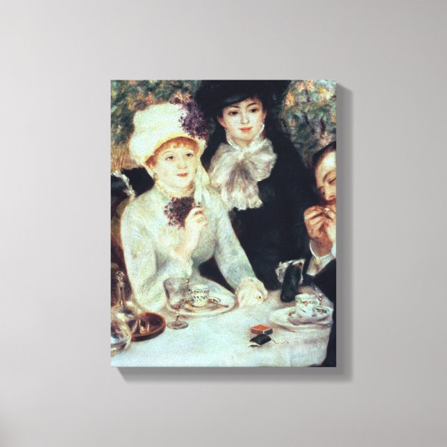 Lienzo Pierre A Renoir | Fin del Luncheon (Anverso)