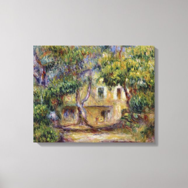 Lienzo Pierre A Renoir | Granja de Les Collettes (Anverso)