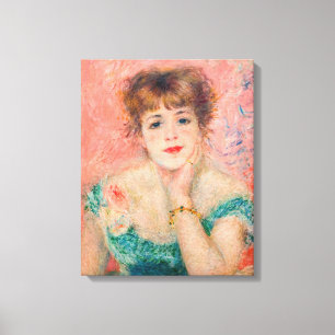 Lienzo Pierre-Auguste Renoir - Actriz Jeanne Samary