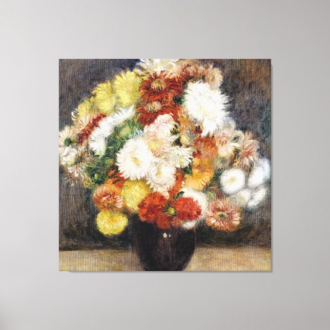 Lienzo Pierre-Auguste Renoir Bouquet (Anverso)