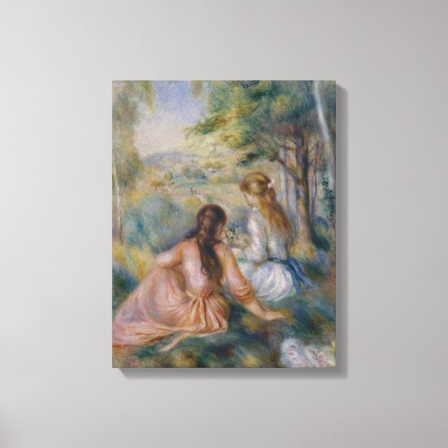 Lienzo Pierre Auguste Renoir | En la pradera (Anverso)