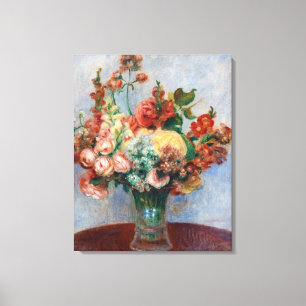 Lienzo Pierre-Auguste Renoir - Flores en una plaza
