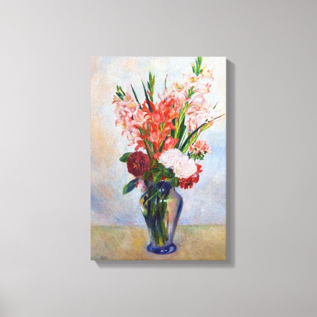 Lienzo Pierre-Auguste Renoir - Gladiolos (Anverso)