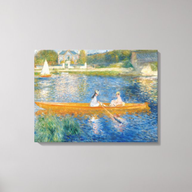 Lienzo Pierre-Auguste Renoir - La barca (Anverso)