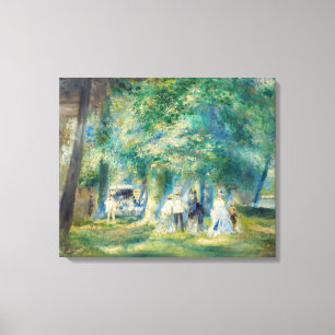Lienzo Pierre-Auguste Renoir - La fiesta en Saint-Cloud