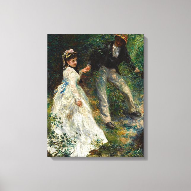 Lienzo Pierre-Auguste Renoir - La Promenade (Anverso)